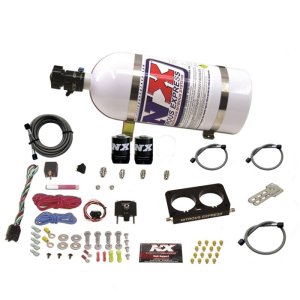 Ford Mustang Nitrous Oxide Kit - Nitrous Express - 4 Valve Plate System with 10lb Bottle - `96-`04